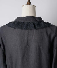 【yae】Short sleeve lace blouse / ショートスリーブレースブラウス