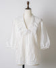 【yae】Short sleeve lace blouse / ショートスリーブレースブラウス