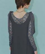 【yae】Big ribbon dress / ビッグリボンドレス