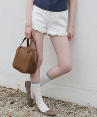 【GIUNON】hem frill short pants / ヘムフリルショートパンツ