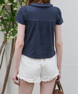 【GIUNON】hem frill short pants / ヘムフリルショートパンツ