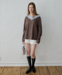 【GIUNON】hem frill short pants / ヘムフリルショートパンツ