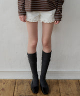 【GIUNON】hem frill short pants / ヘムフリルショートパンツ