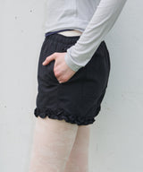 【GIUNON】hem frill short pants / ヘムフリルショートパンツ