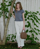 【GIUNON】hem frill wide pants / ヘムフリルワイドパンツ