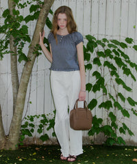 【GIUNON】hem frill wide pants / ヘムフリルワイドパンツ