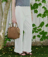 【GIUNON】hem frill wide pants / ヘムフリルワイドパンツ