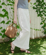 【GIUNON】hem frill wide pants / ヘムフリルワイドパンツ