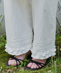 【GIUNON】hem frill wide pants / ヘムフリルワイドパンツ