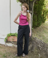 【GIUNON】hem frill wide pants / ヘムフリルワイドパンツ