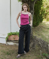 【GIUNON】hem frill wide pants / ヘムフリルワイドパンツ