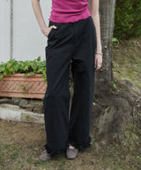 【GIUNON】hem frill wide pants / ヘムフリルワイドパンツ