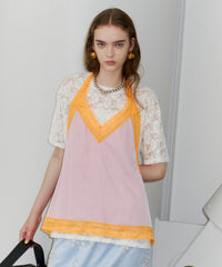 【yae】Halterneck late top / ホルターネックレーストップス