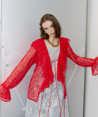 【yae】Lace frills blouse / レースフリルブラウス