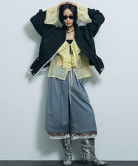 【yae】Lace frills blouse / レースフリルブラウス