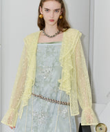 【yae】Lace frills blouse / レースフリルブラウス