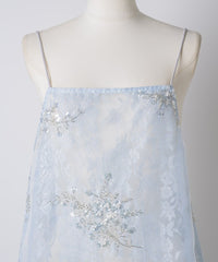 【yae】Flower spangle layered dress / フラワースパンコールレイヤードドレス