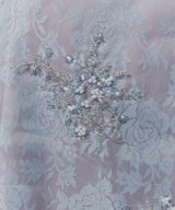 【yae】Flower spangle layered dress / フラワースパンコールレイヤードドレス