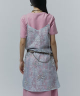 【yae】Flower spangle layered dress / フラワースパンコールレイヤードドレス