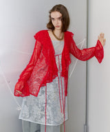 【yae】Flower spangle layered dress / フラワースパンコールレイヤードドレス