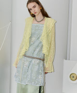 【yae】Flower spangle layered dress / フラワースパンコールレイヤードドレス