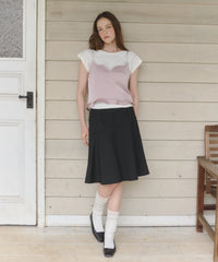 【GIUNON】satin lace frill camisole / サテンレースフリルキャミソール