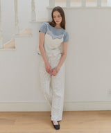 【GIUNON】satin lace frill camisole / サテンレースフリルキャミソール