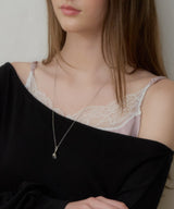 【GIUNON】satin lace frill camisole / サテンレースフリルキャミソール