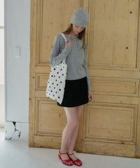 【GIUNON】henley neck scallop long-t / ヘンリーネックスカラップトップス