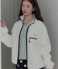 【GIUNON】shirring stretch lace long-t / シャーリングストレッチレースロンT