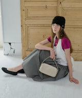 【GIUNON】shirring frill check skirt / シャーリングフリルチェックスカート