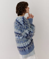 ノルディックフェザー2wayニットカーディガン