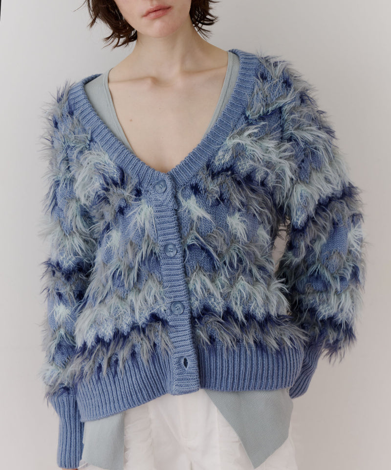ノルディックフェザー2wayニットカーディガン