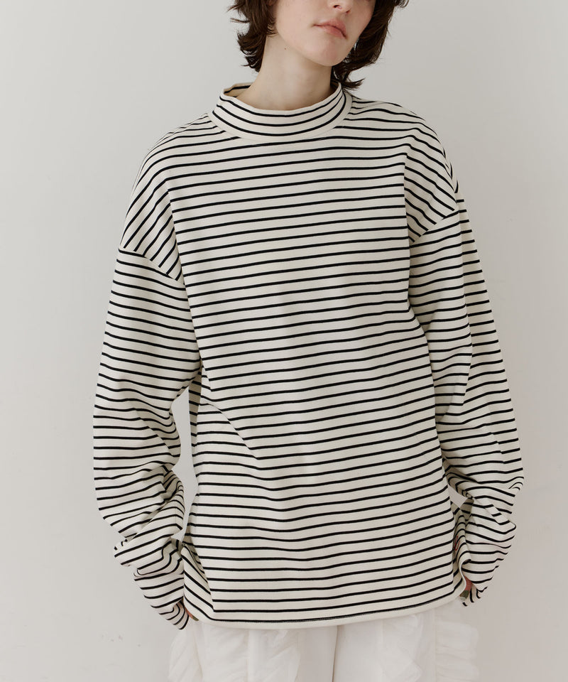 longスリーブハイネックカットソー