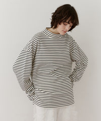 longスリーブハイネックカットソー