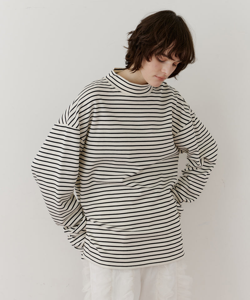 longスリーブハイネックカットソー