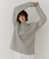 longスリーブハイネックカットソー