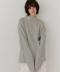 longスリーブハイネックカットソー