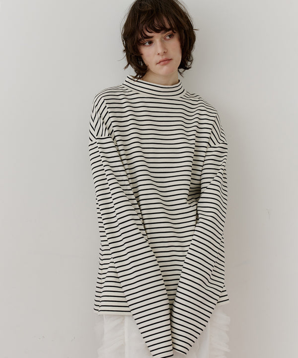 longスリーブハイネックカットソー