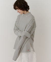 longスリーブハイネックカットソー