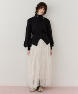 【TEN by LA BELLE ETUDE】ケーブル柄ペプラムニット