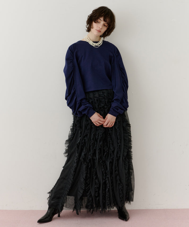 ボリュームデザインギャザーTOPS