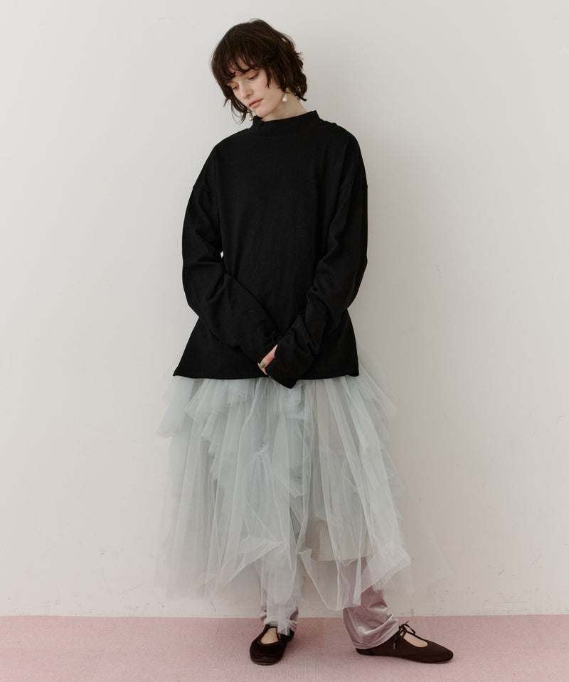 longスリーブハイネックカットソー