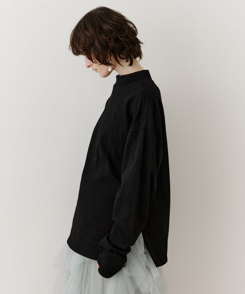 longスリーブハイネックカットソー