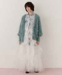 【一部カラー予約】フェザーヤーンリラックス2wayカーディガン