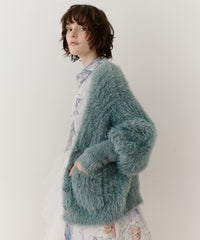 【一部カラー予約】フェザーヤーンリラックス2wayカーディガン