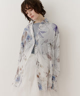 【REVIVAL】オリジナルvintageフラワープリントリラックスシャツ