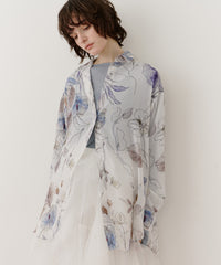 【REVIVAL】オリジナルvintageフラワープリントリラックスシャツ