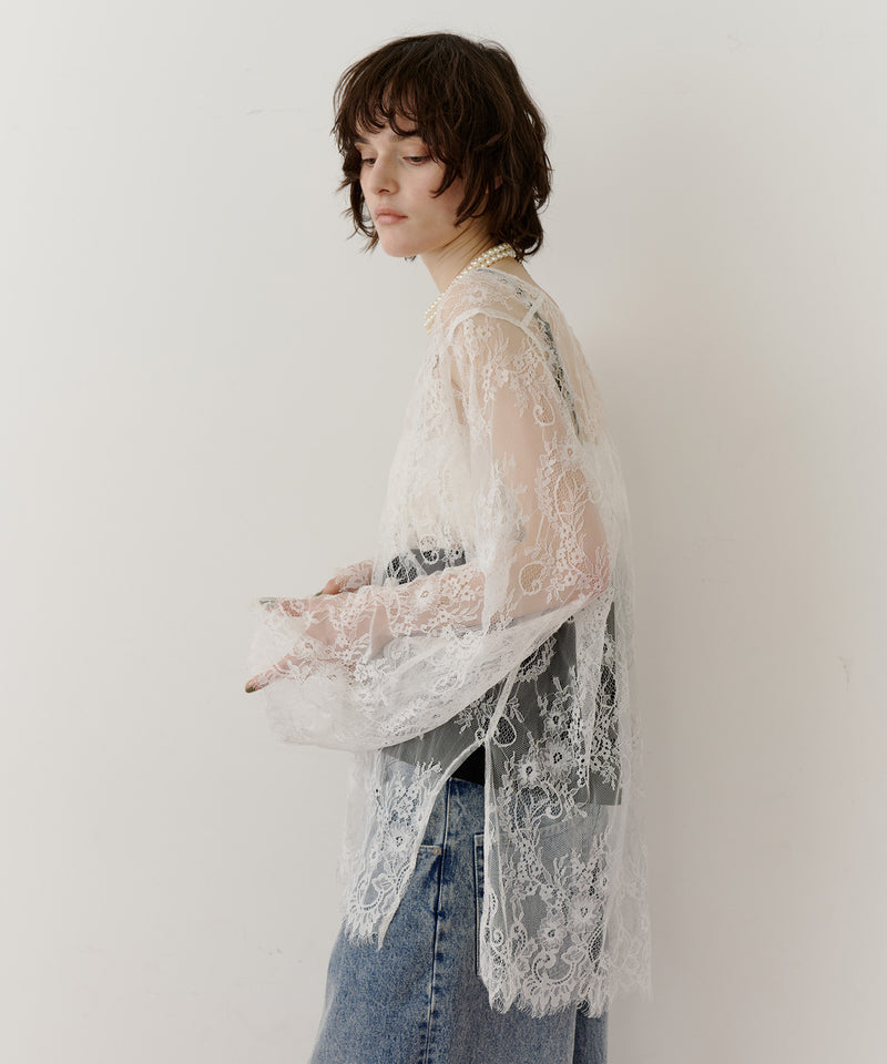 【予約開始待ち】2WAY総レースVネックオーバーTOPS