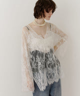 【予約開始待ち】2WAY総レースVネックオーバーTOPS